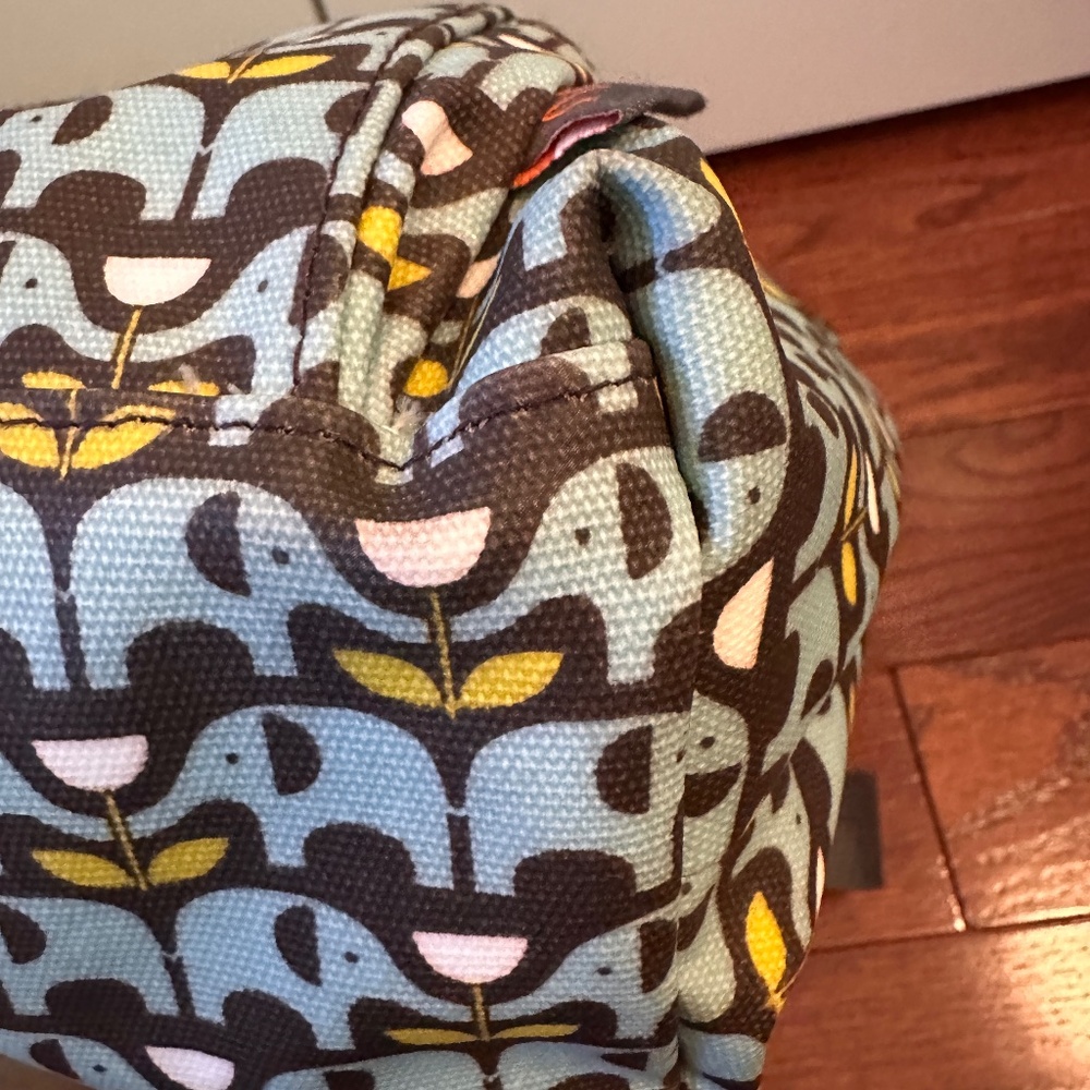 Nicky James EUC Elephant print backpack top handle purse - Picture 5 of 16